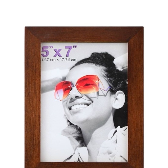 5x7 Solid Wood Picture Frame High Def Glass Table Top‎ Display & Wall Mount - Picture 2 of 7